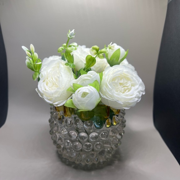 Hobbs Brockunier 323 Yellow Frances Dew Drop Hobnail Ware Yellow Edge| 2 Lots - Picture 14 of 14